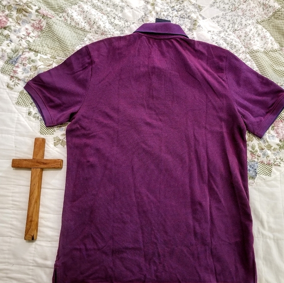 NWT St. John's Bay Mens Purple Polo Size M - Picture 3 of 5